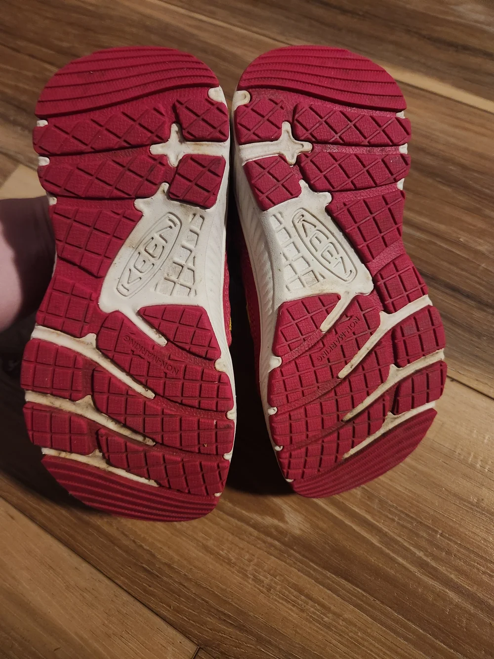 Keen Kids Pink and Yellow Sandal Water Shoes Size 11